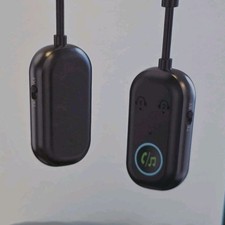 Bluetooth Wireless Transmitter Receiver BR08 3.5mm Jack Black