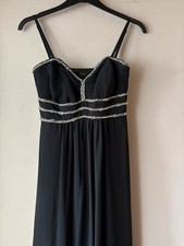 Debenhams star by Julien McDonald black Prom dress / evening party dress UK 8