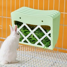 Hanging Rabbit Grass Rack Anti-tipping Bunny Food Feeder  Hamster Cage