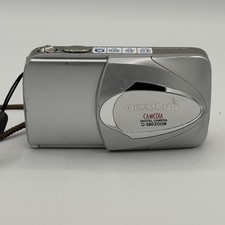 Olympus Camedia D-580 Zoom Digital Camera 4.0MP Silver Tested Working