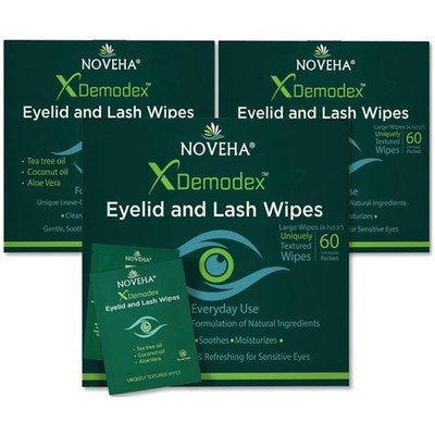 Refreshing Eye Care Wipes | Individually Wrapped - Pack of 3