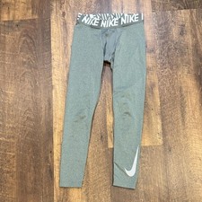 Nike Kids Heather Gray Leggings Size Large