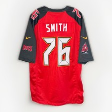 Nike Tampa Bay Buccaneers #76 NFL On-Field Game Large Jersey Red Donovan Smith