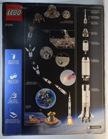 Lego Nasa Apollo Saturn V #21309 1969pcs Retired Sealed