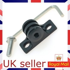 Black Aluminium Flat Bottom For GoPro HERO Base Mount Adapter Go Pro