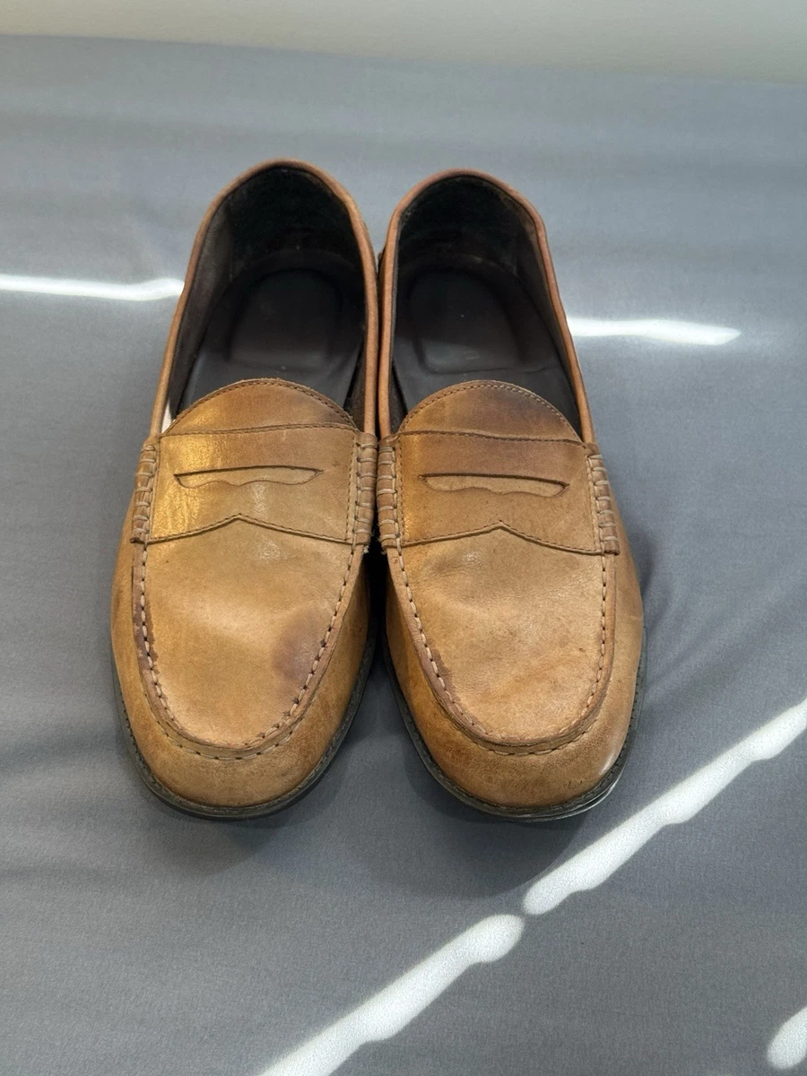 Cole Haan Leather Upper Orange Dress Shoes for Men for sale  display picture 2