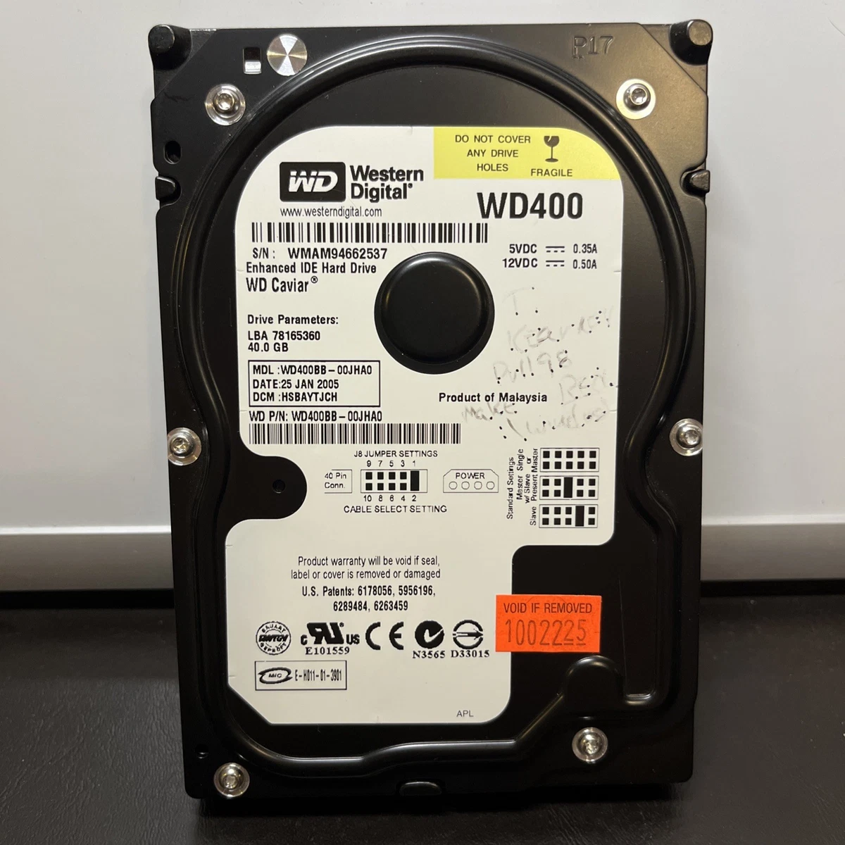 40 GB PATA/IDE/EIDE Internal Hard Disk Drives for sale - eBay