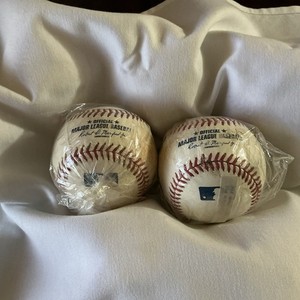 Genuine Rawlings Official Major League MLB Baseball - Game Used, Lot Of 2