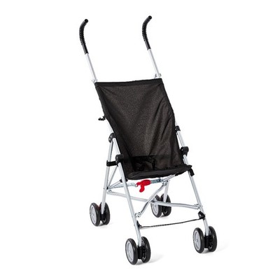Lightweight Compact Umbrella Stroller for Boys and Girls in Black