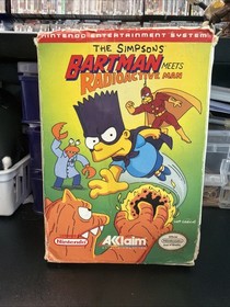 The Simpsons: Bartman Meets Radioactive Man (Nintendo NES, 1992) Manual & Poster
