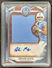 2023 Bowman University Best Drake Maye Prospect Jumbo Jersey Auto #JRA-DM