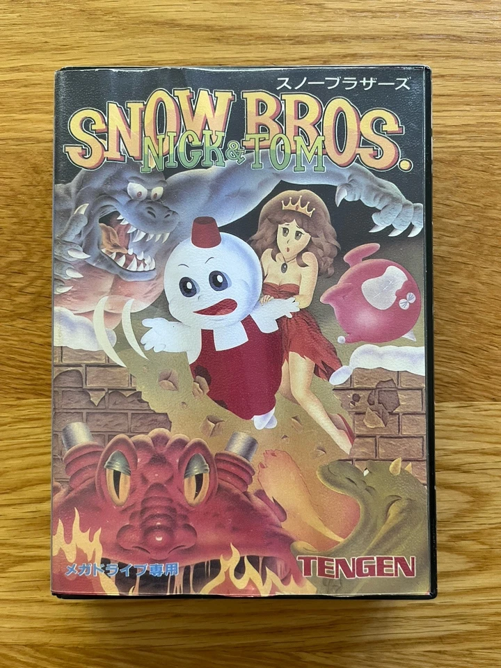 Snow Brothers JPN MegaDrive Mega Drive Toaplan Very Rare! READ DESCRIPTION!!! - Image 3 of 4