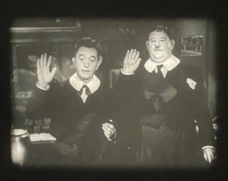 16mm Trailers: Trailer for Chumps At Oxford Laurel & Hardy 1940 B&W