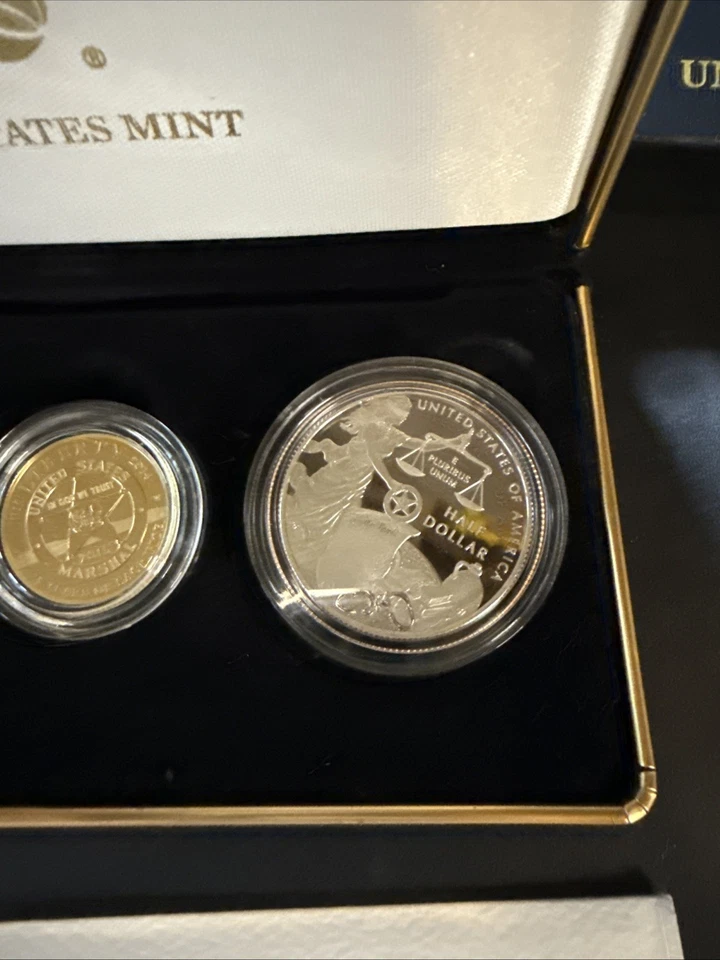 2015 United States Marshals Service 225th Anniversary Three Coin Proof Set w/COA - Image 4 of 4