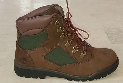 TIMBERLAND FIELD BOOTS 6  MEDIUM BROWN JUNIOR TB044992 214