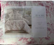 Armoire Collection Coquette Comforter Twin/Twin XL Floral Pink/White 68" X 92"