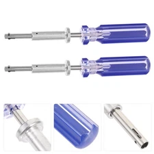 2Pcs High-grade Key Lock Key Branch Amplifier Security (Blue)