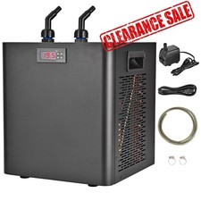 79Gal Aquarium Chiller 300L Fish Tank Cooler with Pump 1/3 HP Water Chiller New
