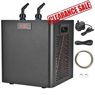 79Gal Aquarium Chiller 300L Fish Tank Cooler with Pump 1/3 HP Water Chiller