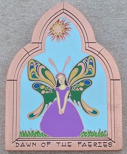 Dawn of the Fairies Geocoin - AE Antq. Copper - Activated & Adoptable - TB2EEMT
