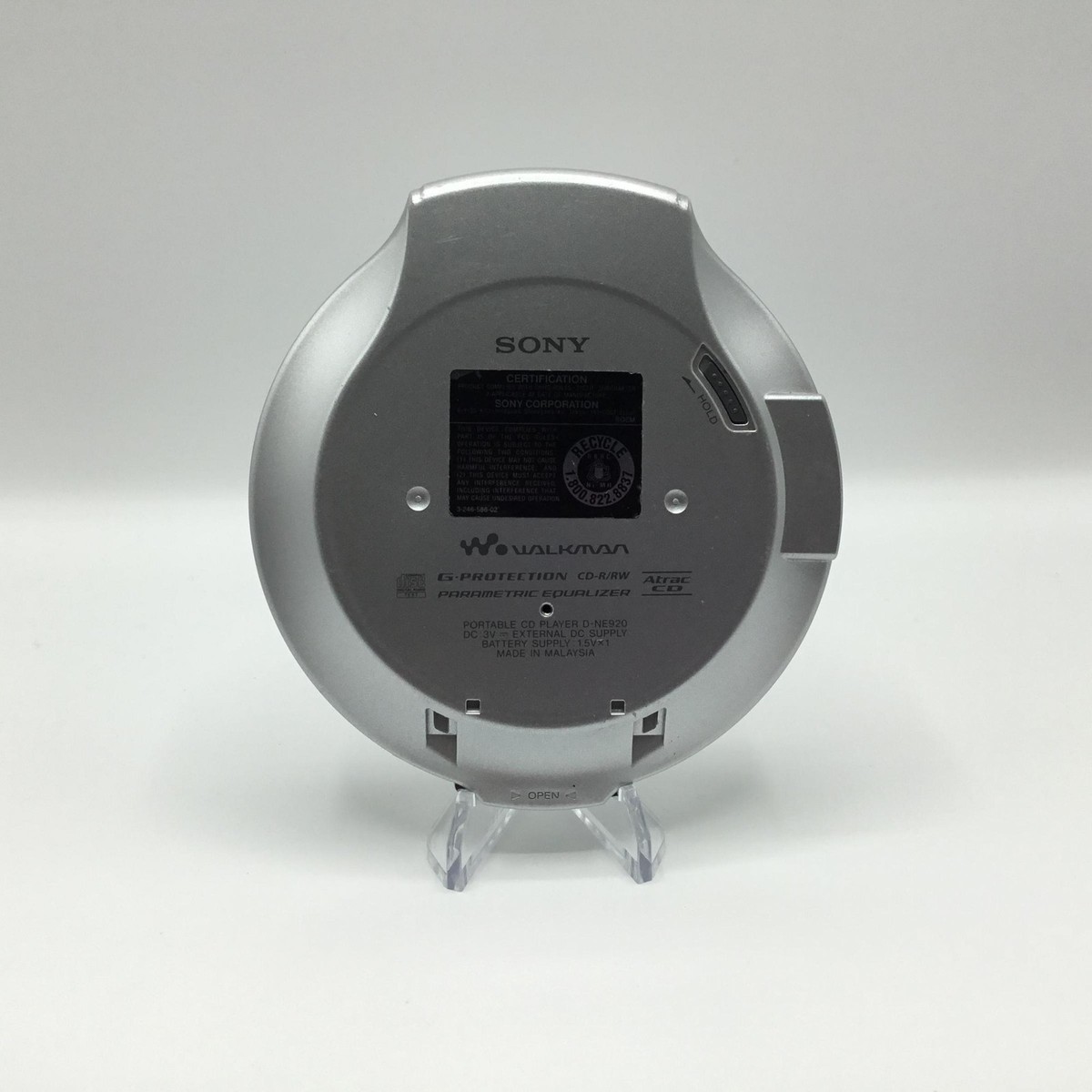 Sony Walkman - Portable Compact Disc MP3 Player - Silver (D-NE920