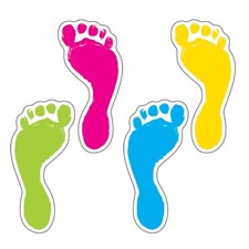 Footprints Cut-Outs by Carson Dellosa