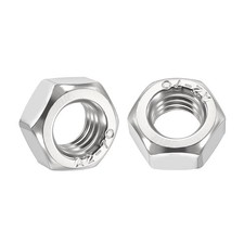 90pcs Hex Nuts - M8-1.25 304 Stainless Steel 18-8 Hardware Nuts, Silver