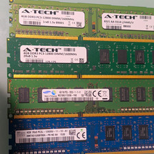 Mixed Brands DDR3 16GB 4x4GB PC3-12800 1600MHz 240-Pin DIMM Non-ECC