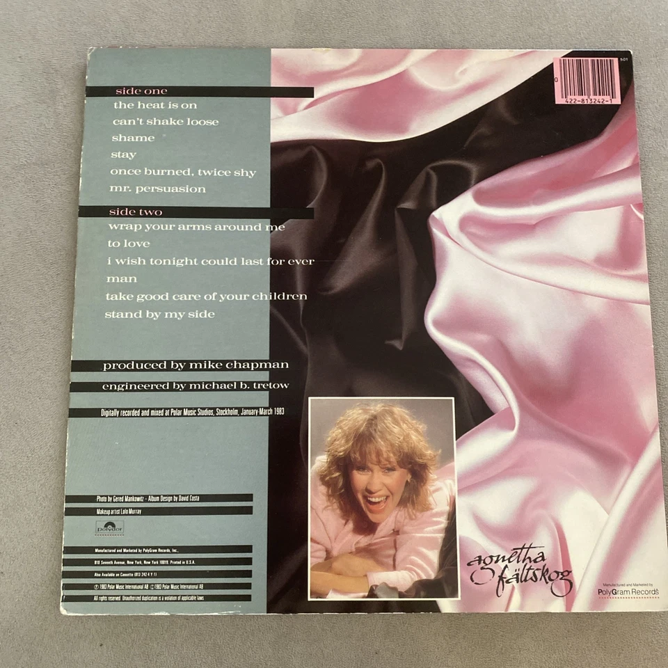 Vinyl record 12 inch, L P, Agnetha Faltskog, Sweden by Foto 2 de 4