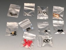 Aurora T-Jet Model motoring parts lot, tires, pick up shoes, gears and more