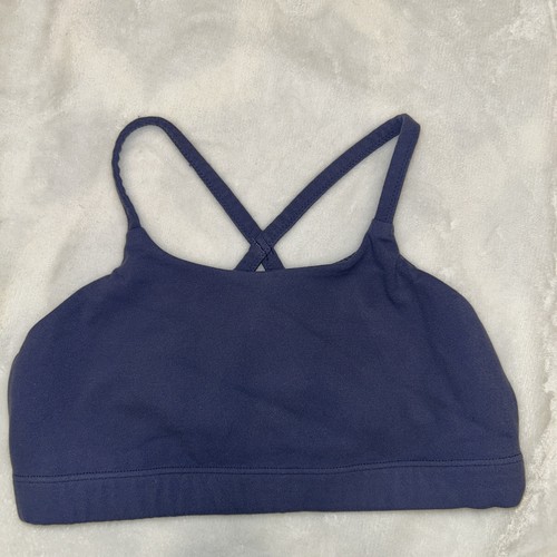 Athleta Girl Got Your Back Sports Bra 2.0 Stormy Sky Purple Soft Girls L 12