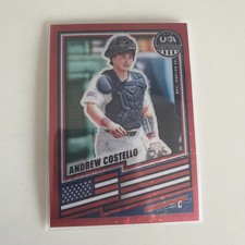 2026 Panini USA Stars & Stripes ANDREW COSTELLO #194 Red Parallel 34/199