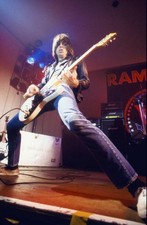 Ramones American punk rock band USA Johnny Ramone on stage in Berl- Old Photo 4