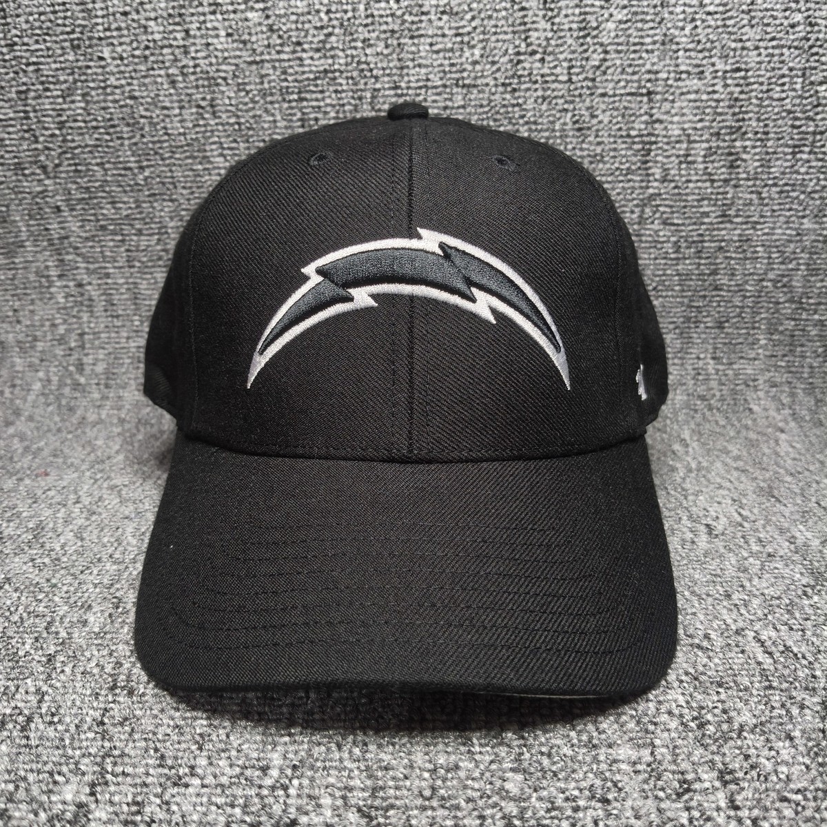 '47 Brand Los Angeles Chargers NFL Black Strapback Hat Cap