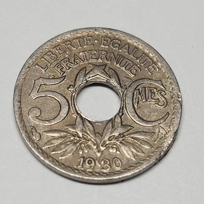 5 CENTIMES LINDAUER 1930 " Petit Module " ( 069 @ 2021 ) - Photo 1/2