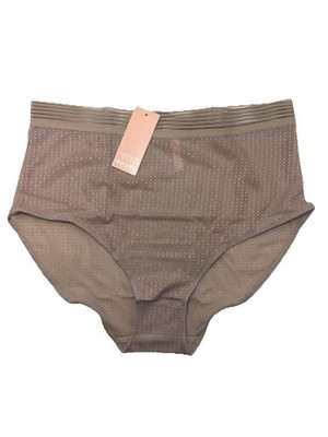 NWT  2PK ThirdLove Mesh Solid Panties S Beige Stretch Semi-Transparent