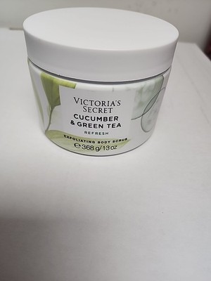 New  Victoria's Secret Cucumber & Green Tea Refresh Exfoliating Body Scrub 13 oz