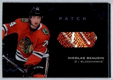 Nicolas Beaudin 2020-21 UD Black Obsidian Purple Rookie Patch /35 #ORJ-NB