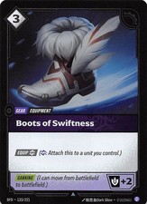 Boots of Swiftness Foil 133/221 Spiritforged Riftbound League of Legends
