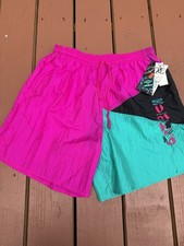 NOS Vintage 90s Umbro Sand Soccer Shorts Mens XL Made in USA Nylon Colorblock