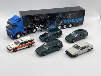 Volvo H0-Konvolut (6 Stück) Wiking 850, Albedo FH & AMW 760 GLE  1/87 TOPZUSTAND