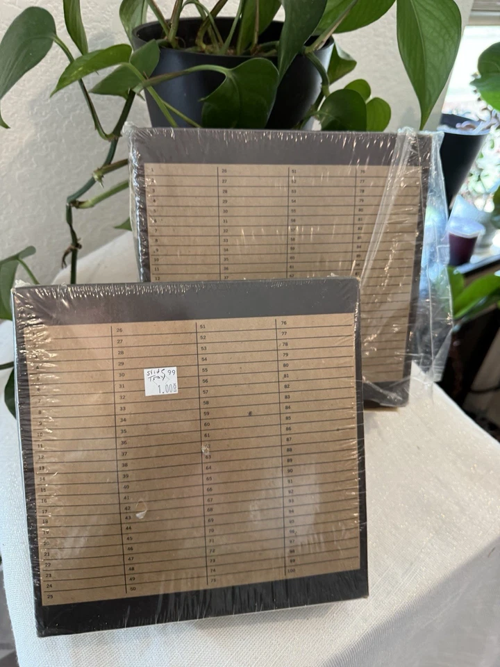 Focal Rotary Slide Tray in Black Holds 100 2x2 Slides Lot of 2 NEW & Sealed - Image 2 of 4