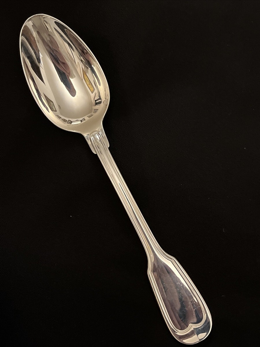 Very Rare Christofle Chinon Fiddle Large Spoon Sterling Very Rare Christofle Chinon Fiddle Large Spoon Sterling