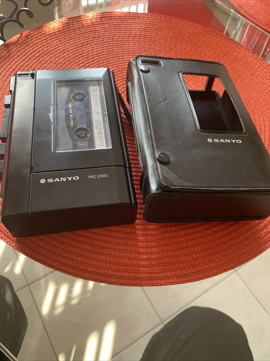 Sanyo TRC 2300 SILVER Cassette RECORDER Japan walkman | eBay