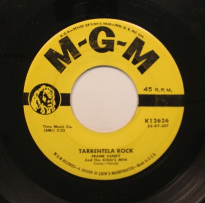 Frank Sandy - 45 - Tarrentela Rock / Somebody Loves Me On Mgm