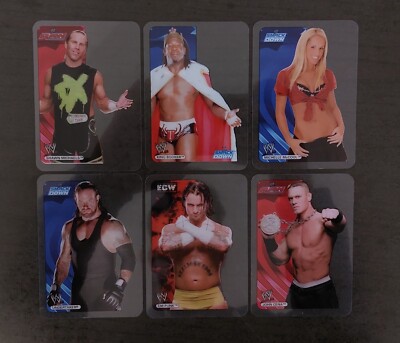 WWE Lamincards Karte CM Punk Undertaker John Cena Edibas 2006 Wrestling ECW RAW