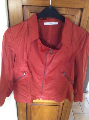 JACKE, ÜBERGANGSJACKE DAMEN, GRÖSSE M, 2 BIZ, LEUCHTEND KUPFERFARBEN, BOUTIQUE 