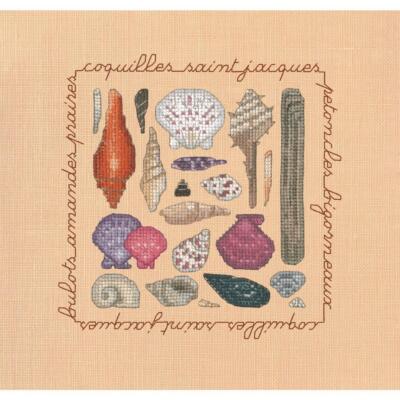 Panna Kit Punto Croce "ancora Marina", Contato, Fai Da Te, 20x24cm