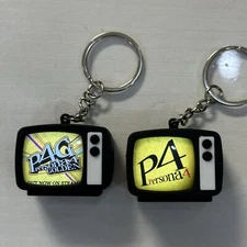 Persona 4 Illuminated Sound Mini TV Keychain Backpack Pendant Gift