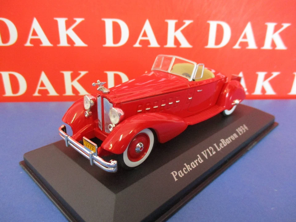 Die cast 1/43 Modellino Auto Packard V12 Le Baron Speedster 1934 - Immagine 2 di 4